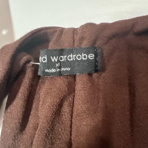 Naked Wardrobe Back in the Race Bodysuit Womens XLarge Brown - Picture 9 of 13